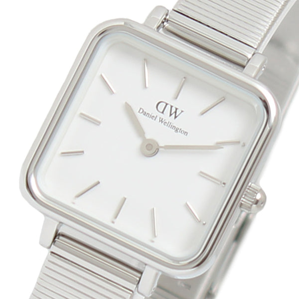 ダニエルウェリントン DANIEL WELLINGTON 腕時計 QUADRO STUDIO 22 DW00100521 クアドロ ホワイト シルバー